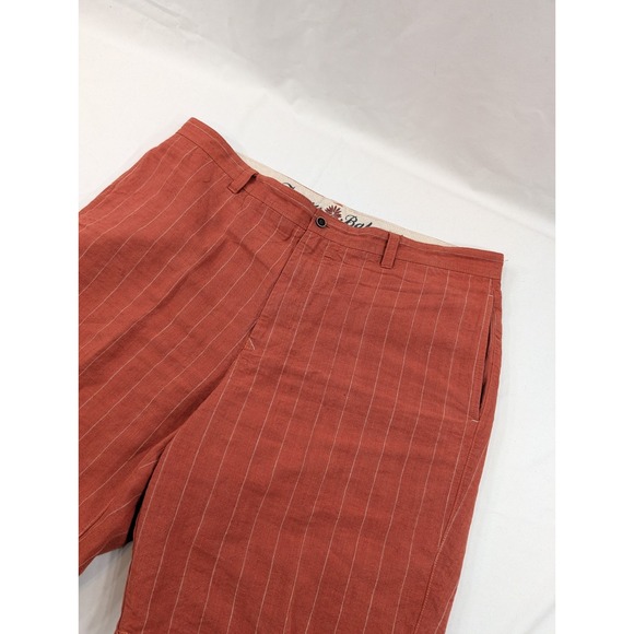 Tommy Bahama Other - Tommy Bahama Shorts Mens 40 Burnt Orange Linen Silk Casual Preppy Travel Golfer